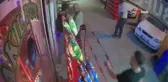 Başkentte şişeli saldırgan dehşeti kamerada