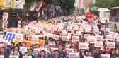 Güney Koreliler Japonya'nın Nükleer Kirli Suyu Denize Boşaltma Planını Protesto Etti