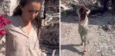 Depremde 17 yakınını kaybeden Karsu, Hatay'daki evine gitti! Enkaz görüntüleri kahretti