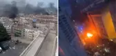 Sokakların yangın yerine döndüğü Fransa'dan gelen son görüntüler korkunç! Marsilya'dan dumanlar yükseliyor