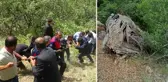 Uçuruma yuvarlanan otomobilde 2 kişi hayatını kaybetti! 20 saat sonra fark edildiler