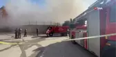 Konya'da elektrikli bisiklet ve motosikletlerin bulunduğu depoda yangın