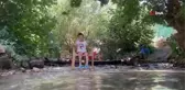 Sıcaktan bunalan vatandaşlar Gurs Vadisi'ne akın ediyor