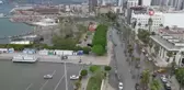 İskenderun'da sahil şeridi yine sular altında kaldı