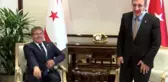 Cumhurbaşkanı Yardımcısı Yılmaz, KKTC Başbakanı Üstel ile görüştü