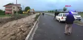 Bolu'da Sağanaklar Nedeniyle Yol Suyla Kaplandı