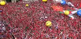 Covid sonrası ilk San Fermin boğa koşusu festivali