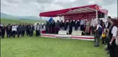Festivalde Ata'nın siluetine bulut engeli