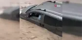 Selde mahsur kalan aile kurtarıldı