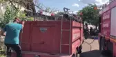 Amasya'da 10 ton balya saman kül oldu