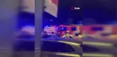 Aşırı hız yaptı, İSPARK'tan çıkan araca çarptı: 5 yaralı