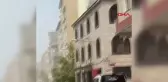Sultangazi'de Kısa Süreli Fırtına Mahalle Sakinlerine Zor Anlar Yaşattı
