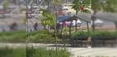 Ev eşyası taşıyan kamyonet alev alev yandı