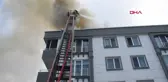 Samsun'da çatıda çıkan yangın itfaiye ekiplerince söndürüldü