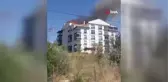 Başkentte 4 katlı binada yangın