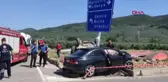 Gemlik'te kavşakta korkunç kaza: 1 ölü, 4 yaralı