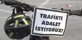 Bisikletliler Anıtpark'ta toplandı