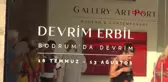Devrim Erbil Bodrum'da Kişisel Sergi Açtı
