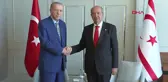 Cumhurbaşkanı Erdoğan, KKTC Cumhurbaşkanı Tatar ile görüştü