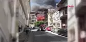 SARIYER'DE 3 KATLI AHŞAP BİNADA YANGIN-1