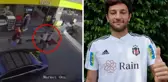 Beşiktaşlı Futbolcu Emrecan Uzunhan'a saldırı anının görüntüleri ortaya çıktı