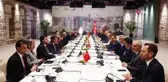 Cumhurbaşkanı Erdoğan ile heyetler arası görüşme sona erdi
