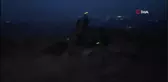 Gezmeye çıktığı dağda mahsur kalan kişi askeri helikopterle kurtarıldı