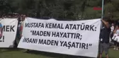 YENİKÖY KEMERKÖY TERMİK SANTRAL ÇALIŞANLARI KADERİMİZLE İLGİLİ BAŞKALARININ KARAR VERMESİNE MÜSAADE ETMEYECEĞİZ