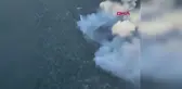 Bolu'daki orman yangınına havadan müdahale