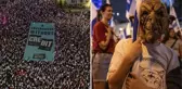İsrail'de sular durulmuyor! Sokaklara inen yüzbinlerce kişi 