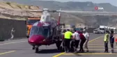 6 kişinin öldüğü, 23 kişinin yaralandığı otobüs kazasına ambulans helikopter desteği