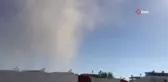 Edremit'te kısa süreli oluşan hortum kamerada