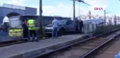 Galata Köprüsü'nde Tramvay Yoluna Giren Cip Kaldırıldı, Seferler Normale Döndü