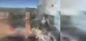 Feke'de orman yangını: Ekipler havadan ve karadan müdahale ediyor