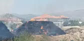 Aydın Karacasu'da Saman Yangını: 50 Ton Saman Zarar Gördü