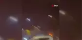 Adana'da otomobil alev alev yandı
