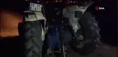 Otomobil römorklu traktöre çarptı: 1 ölü, 3 yaralı