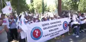 Ege Üniversitesi Hastanesi'nde Sağlık Çalışanlarından İş Bırakma Eylemi