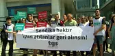 Tgs, Ankara'da Sputnik'teki İşten Çıkarmaları Protesto Etti.