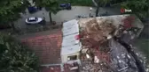 Sel afetine karşı dere kenarındaki binalar tek tek yıkılıyor