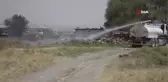 Ekmek sobasından sıçrayan kıvılcımlar yangına neden oldu