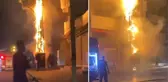Sıcaklığın 50 derece hissedildiği Adana'da trafolar patladı! O anlar kamerada