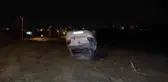 Denizli'de Otomobil Kontrolden Çıkarak Tarlaya Devrildi: 4 Yaralı