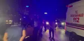 Esneyurt'ta Taksiye Arkadan Çarpan Otomobil Kaçtı
