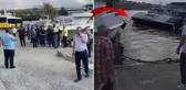 İstanbul'da akılalmaz kaza! İETT otobüsü denize düştü