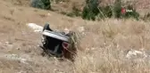 Afyonkarahisar'da Otomobil Şarampolden Düştü