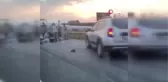 Motosiklet kazasında ağır yaralanmıştı... O andan geriye bu görüntüler kaldı