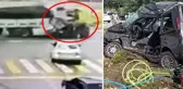 2 kişinin öldüğü feci kaza kamerada