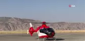 Şırnak'ta helikopter ambulans kanser hastası için havalandı