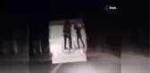 Bursa'da Kamyonetin Arkasında Asılı Giden Baba ve Oğlu Tehlike Saçtı